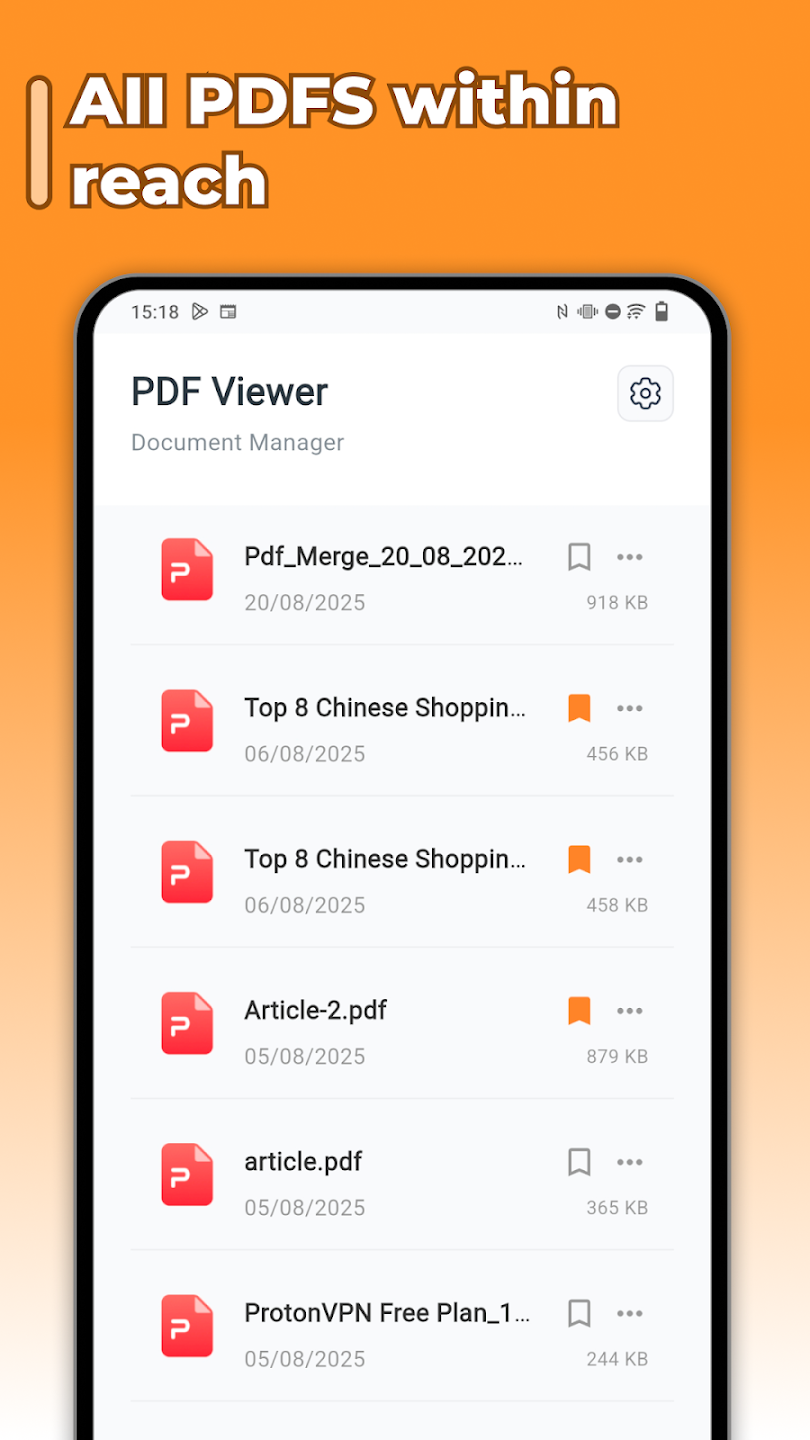 All your PDFs in one place